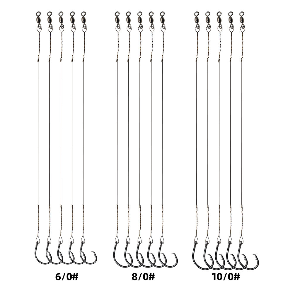 Monofilament Line - ZYZHE 4pcs Fishing Steel Leader Monofilament