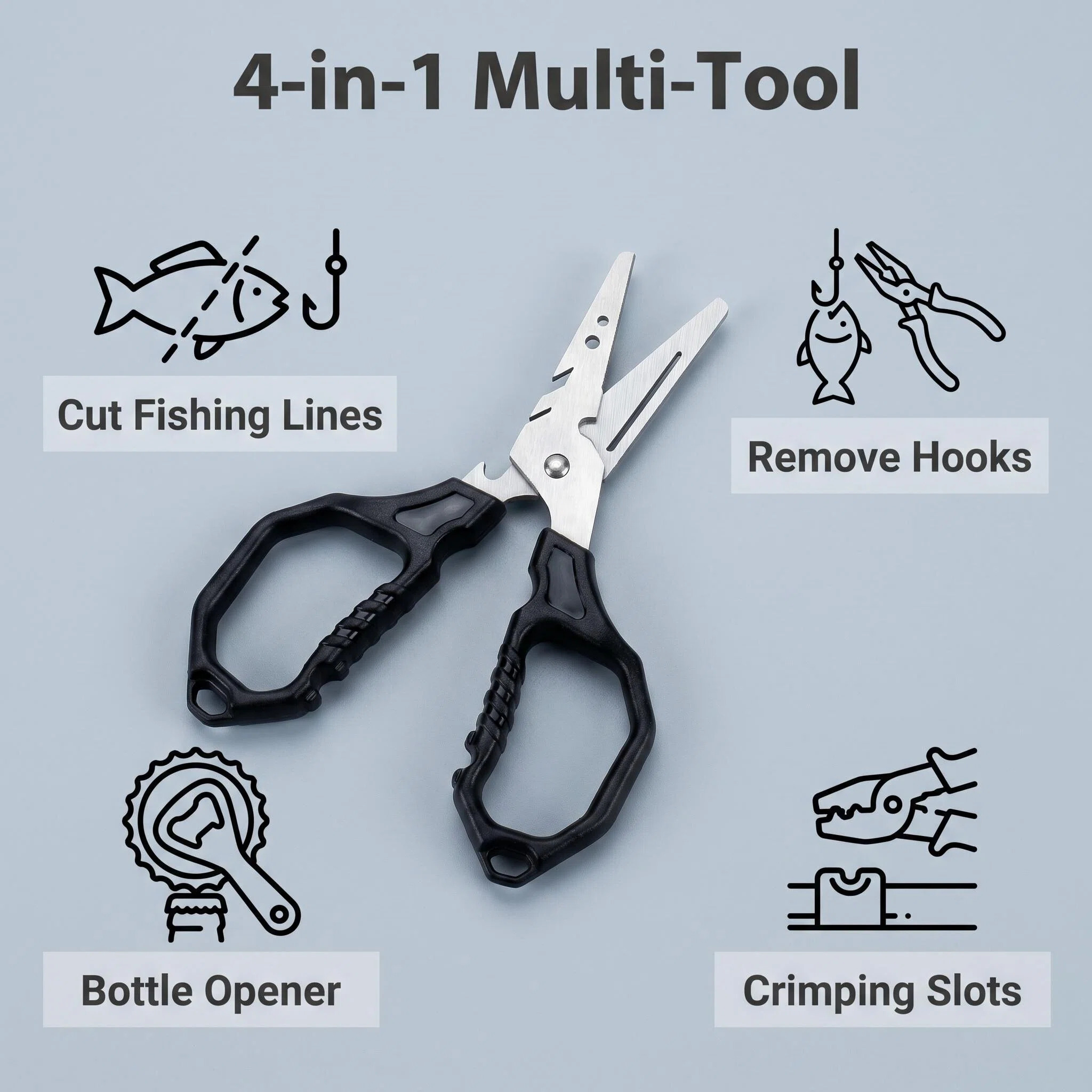 Multifunctional Fishing Scisso - огляд і ціна Fishing Line Cutter