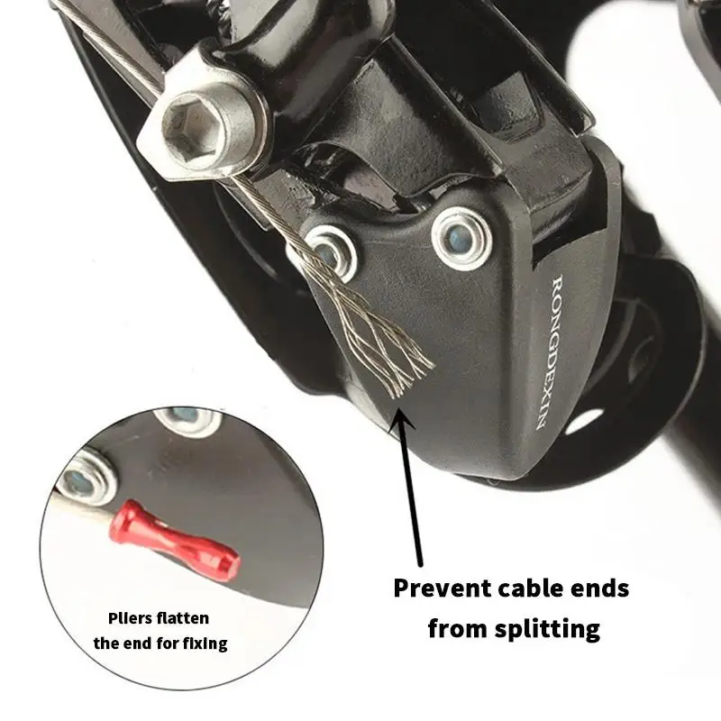 50/100pcs Bicycle Cable End Ca - огляд і ціна Tippet Line