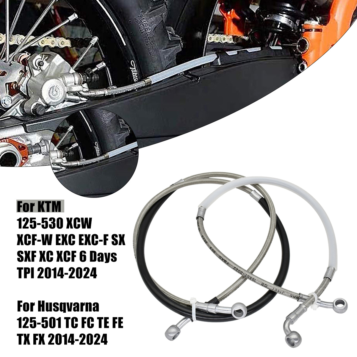 Front Rear Hydraulic Brake Lin - огляд і ціна Braided Line