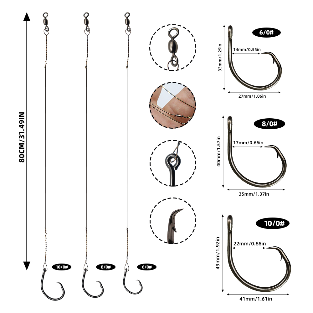 ZYZHE 4pcs Fishing Steel Leade - огляд і ціна Monofilament Line