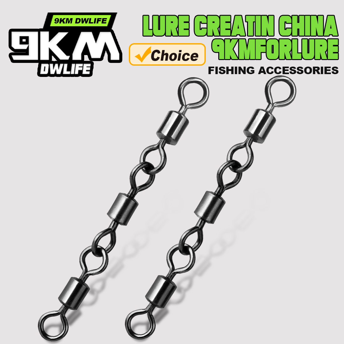 Three Joint Rolling Swivels Fi - огляд і ціна Freshwater Line