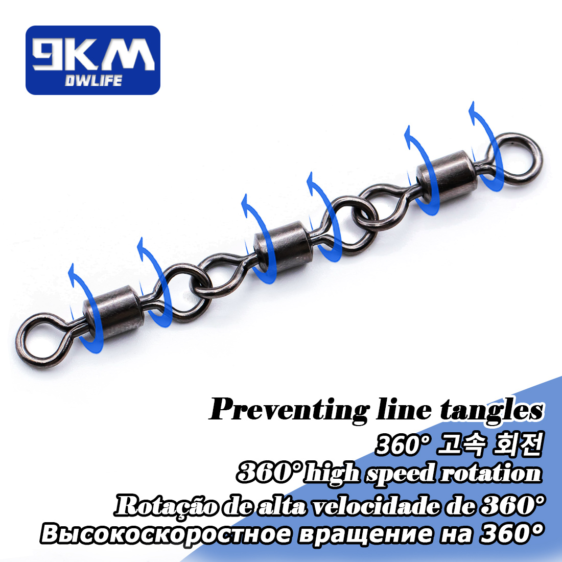 Three Joint Rolling Swivels Fi - огляд і ціна Freshwater Line